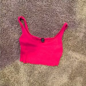 Pink tank top